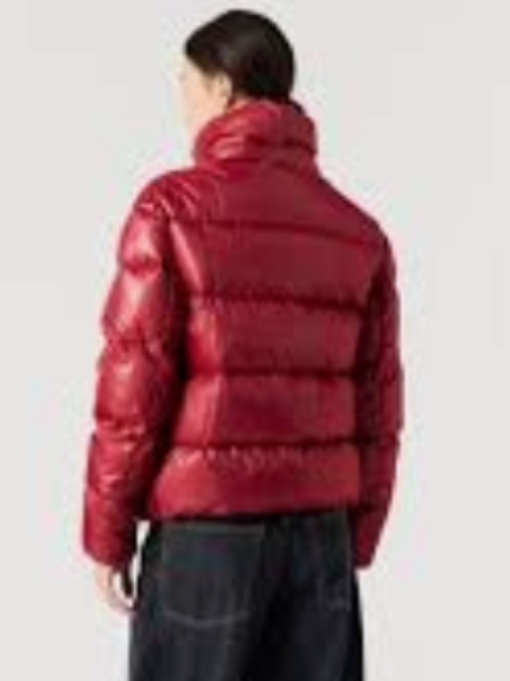 Parajumpers XS high neck quilted jacket glossy red polyamide down filled nwt - Picture 5 of 10